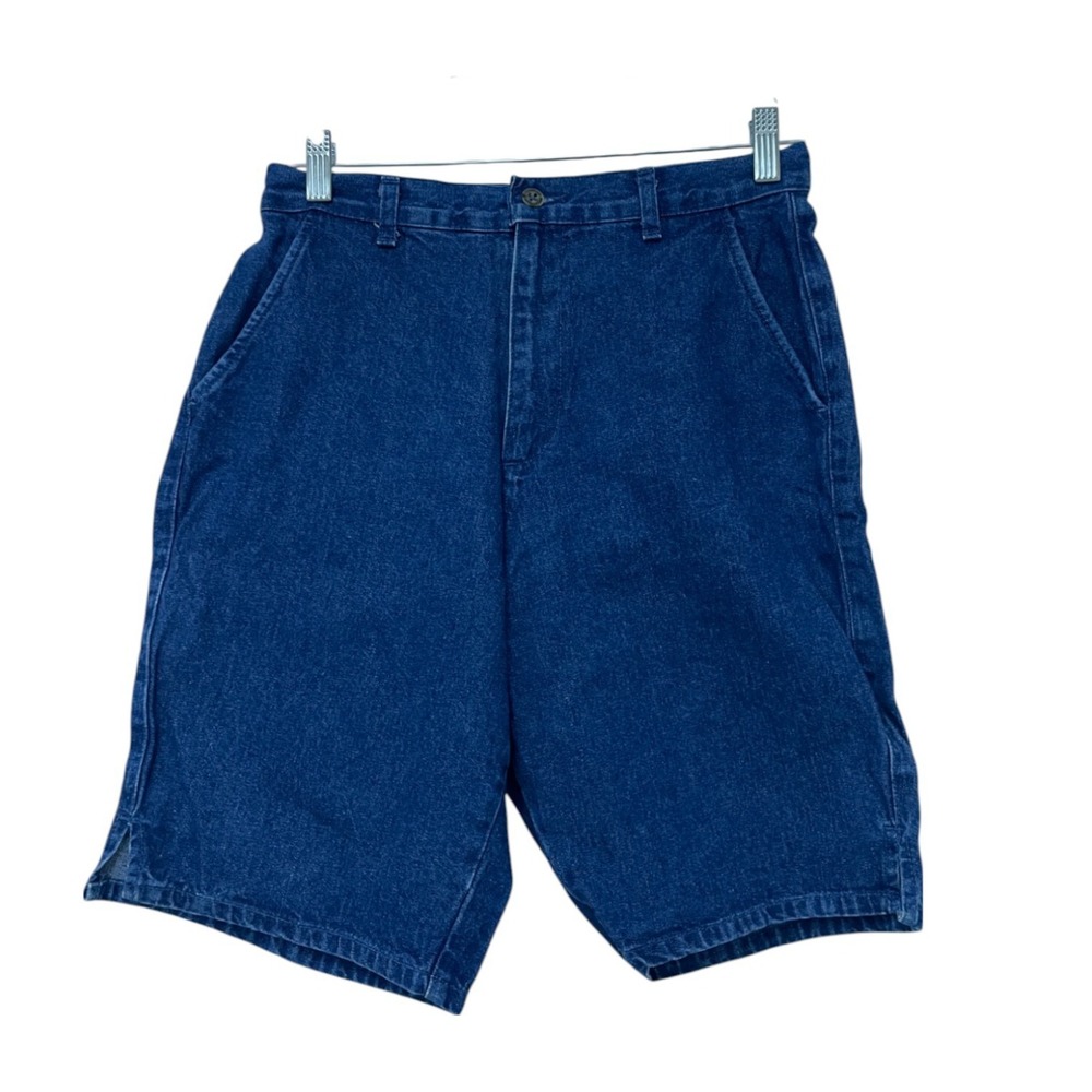 Northern Reflections Womens Denim Shorts High Rise Boyfriend Short Size 7/8 Blue